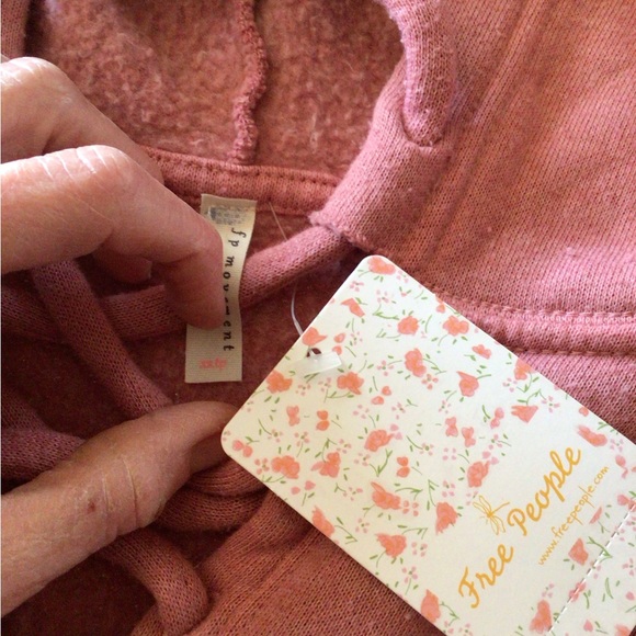 FP movement Believe it Rose lace up hoodie - Picture 3 of 5